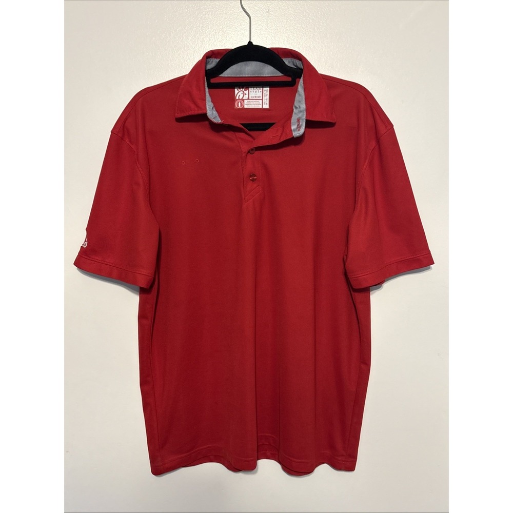 Chick-Fil-A OOBE Team Style Short Sleeve Polo Uniform‎ Work Shirt Mens XL